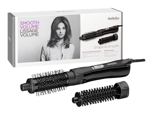 BaByliss Shape & Smooth - Glättbürste - Warm - Alle Haare - Schwarz - China - 2 m, Ansicht 3