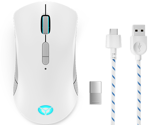 Lenovo Legion M600 Gaming Mouse - Maus - ergonomisch - rechts- und linkshändig - optisch - 9 Tasten - kabellos, Ansicht 2