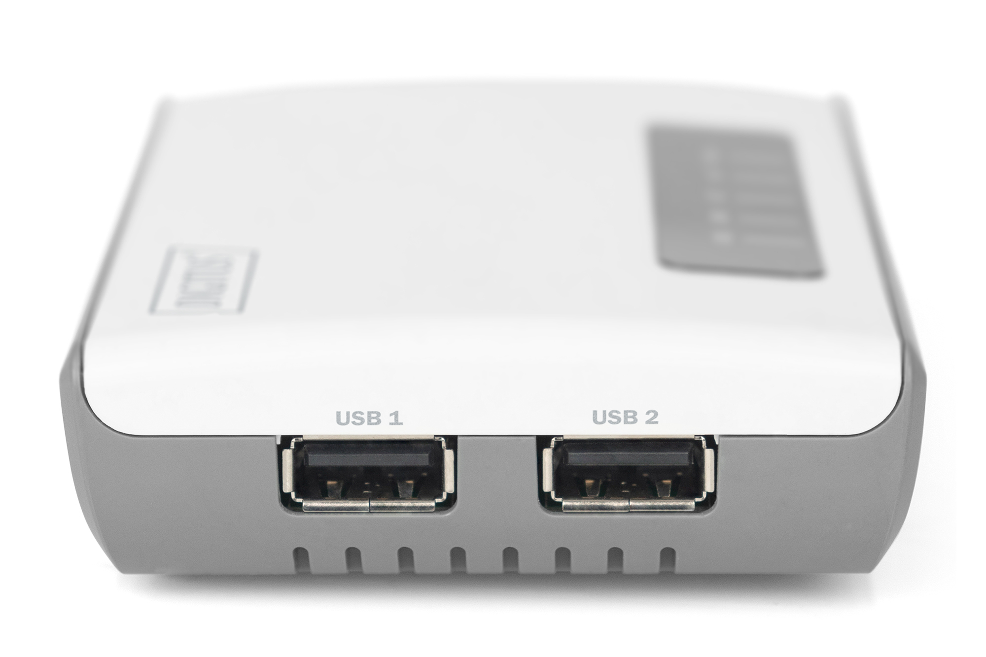 DIGITUS 2-Port USB 2.0 Wireless Multifunction Network Server, 300 Mbps, Ansicht 3