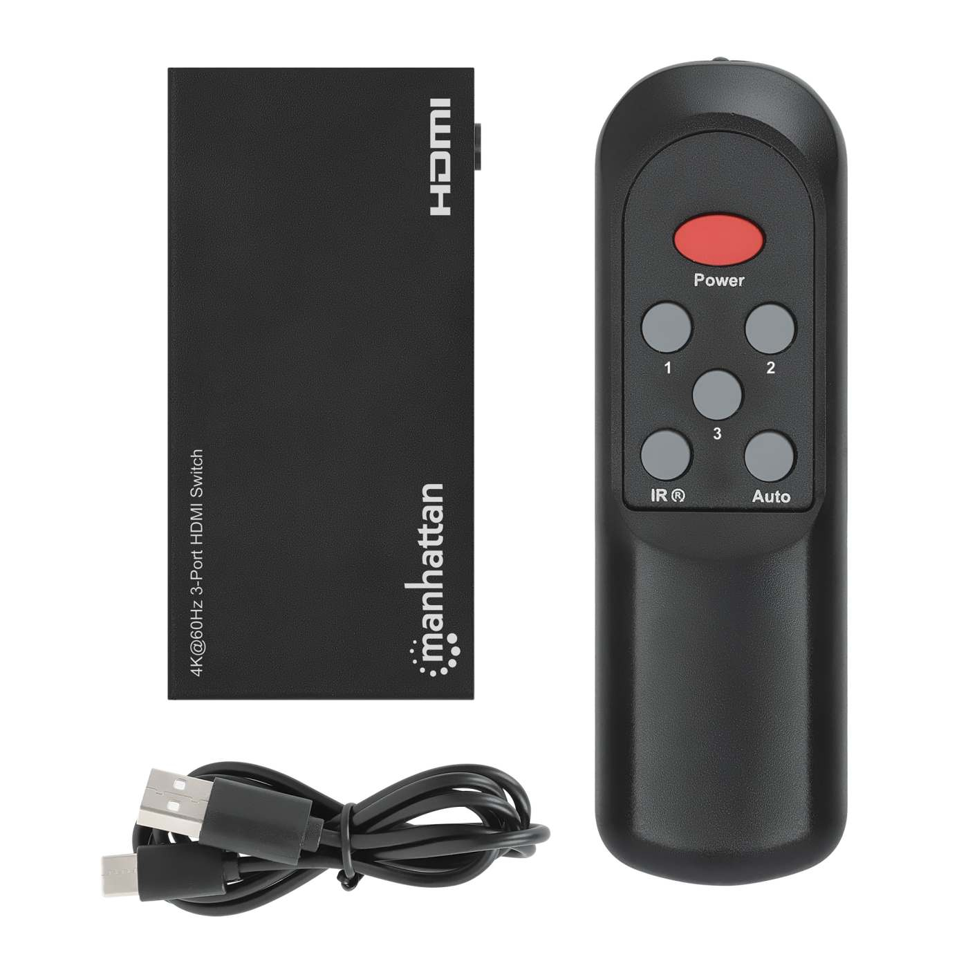 Manhattan 4K 60Hz 3-Port HDMI-Switch - 3-Port, Ansicht 2