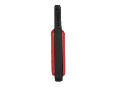 Motorola Solutions Zebra Talkabout T42 - Tragbar - Zwei-Wege Funkgerät - 446 MHz - 16 Kanäle - schwarz/rot (2er Pack), Ansicht 3