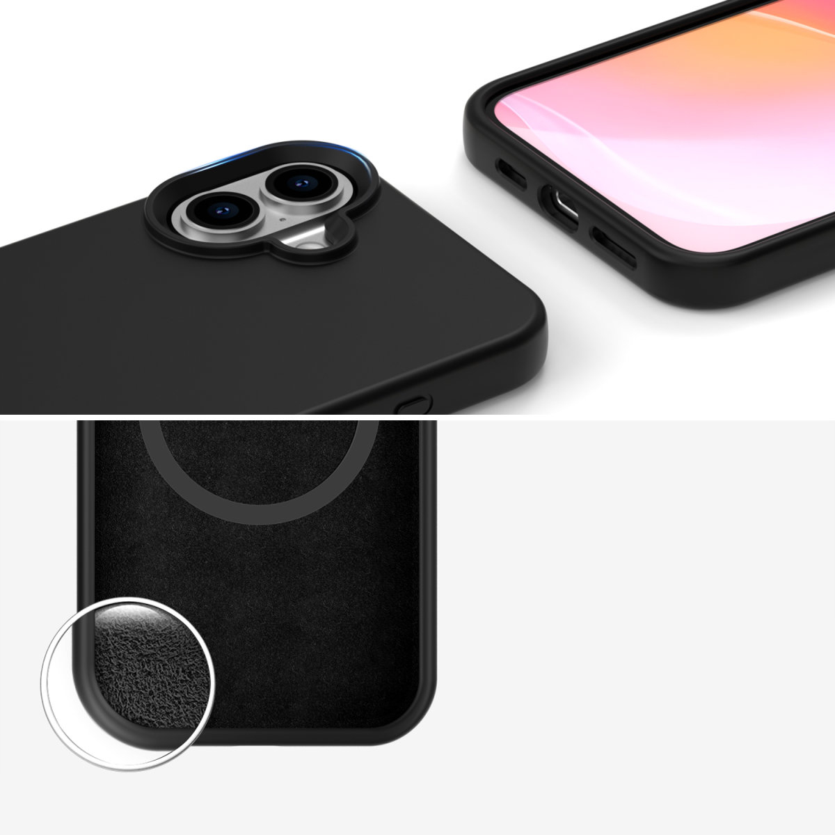4smarts Silikon Case Cupertino für Apple iPhone 16, Ansicht 4