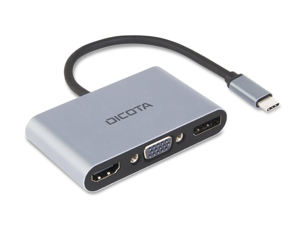 Dicota 5-in-1 - Dockingstation - USB-C - DP
