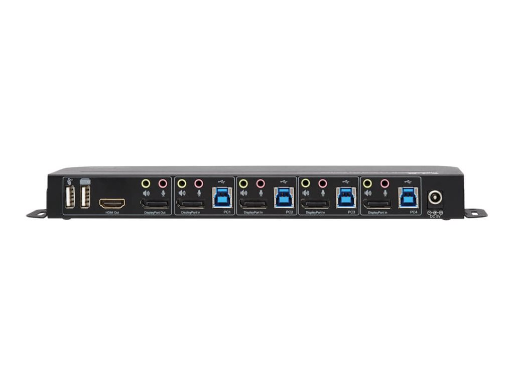 Tripp Eaton Tripp Lite series 4-Port DisplayPort KVM with Dual Console Ports (DP and HDMI)