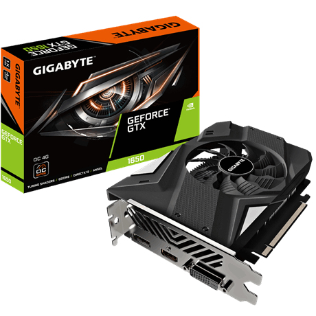 Gigabyte GeForce GTX 1650 D6 OC 4G rev. 2.0 - Edition - Grafikkarte - PCI-Express