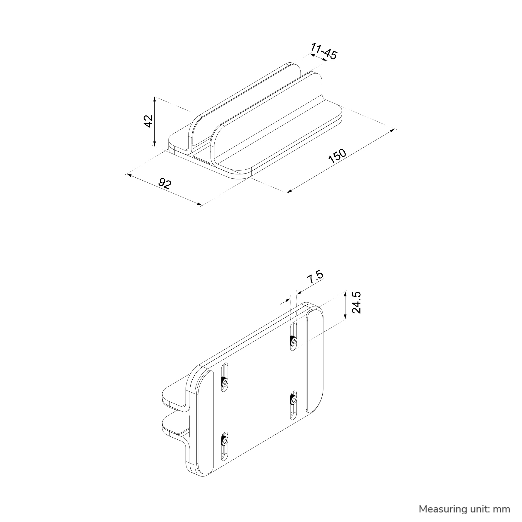 Neomounts Notebook-Ständer (vertikal) - Universal, Ansicht 2