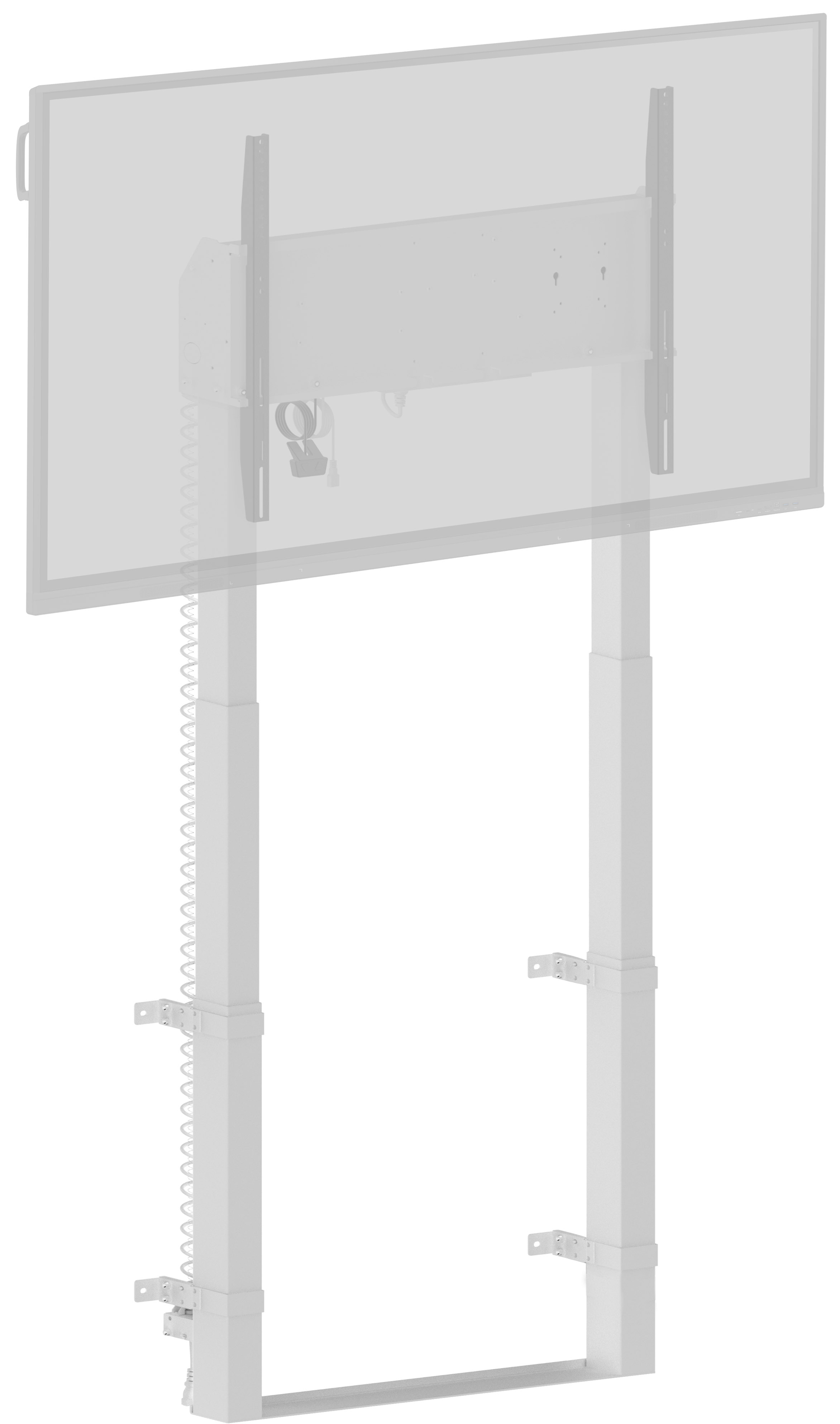 Iiyama MD-WLIFT2031-W1 - Elektrolift - für Flachbildschirm - weiß (55-105), Ansicht 2