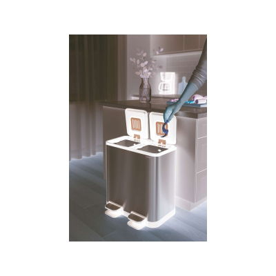 Jakob Maul GmbH Abfallbehälter MAULcycle 20l+ Edelstahl, Ansicht 3