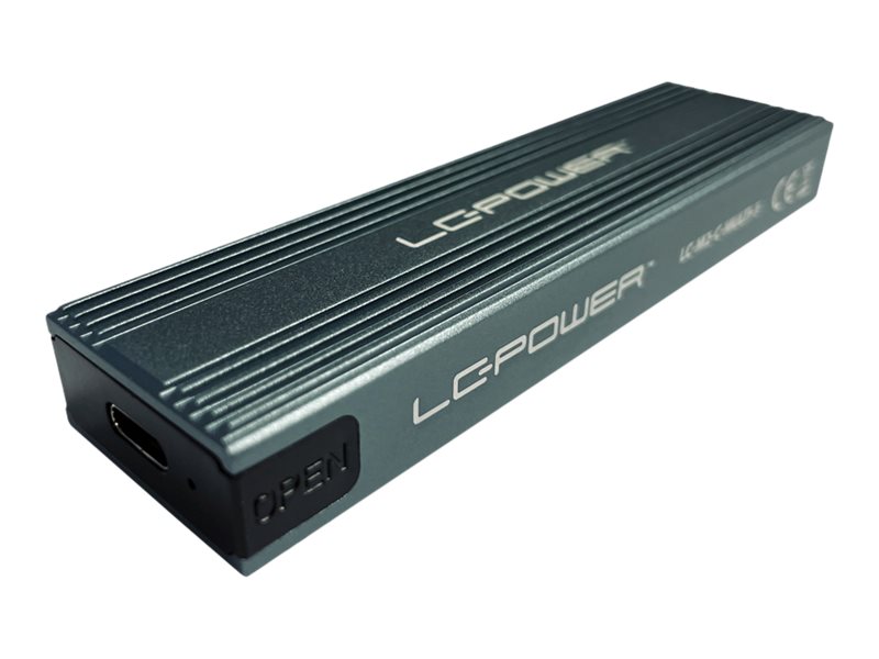 LC Power M.2 LC-M2-C-MULTI-3  USB3.2 M.2-SSD-Gehäuse (NVMe & SATA)