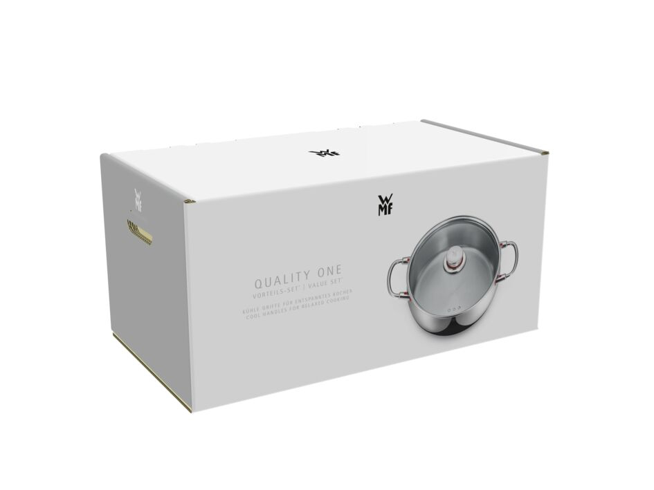 WMF Quality One 07.7455.6380 - Kochset - Edelstahl, Ansicht 4