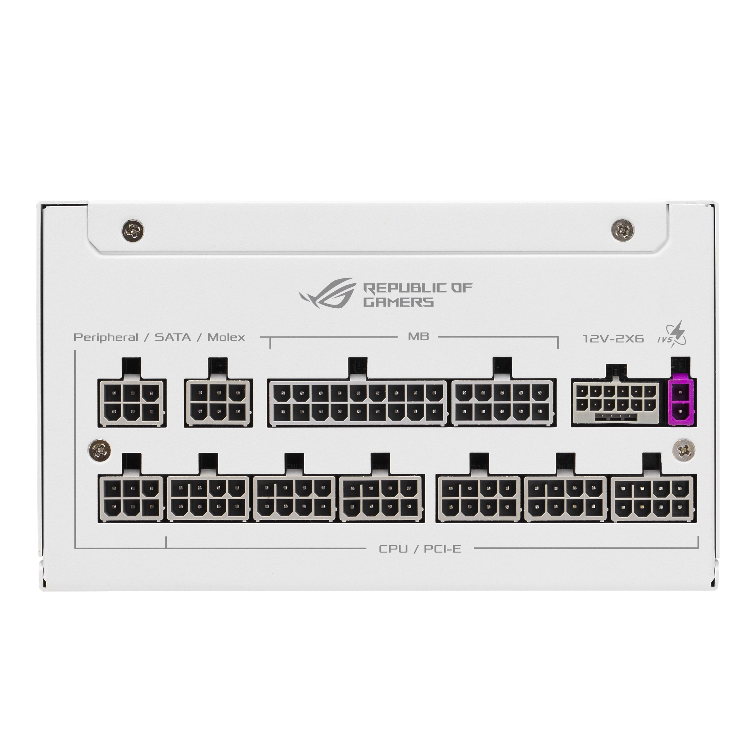 ASUS ROG Strix 1000P White Gaming Netzteil 80+ Platinum Modular 135 mm - PC-/Server Netzteil, Ansicht 4