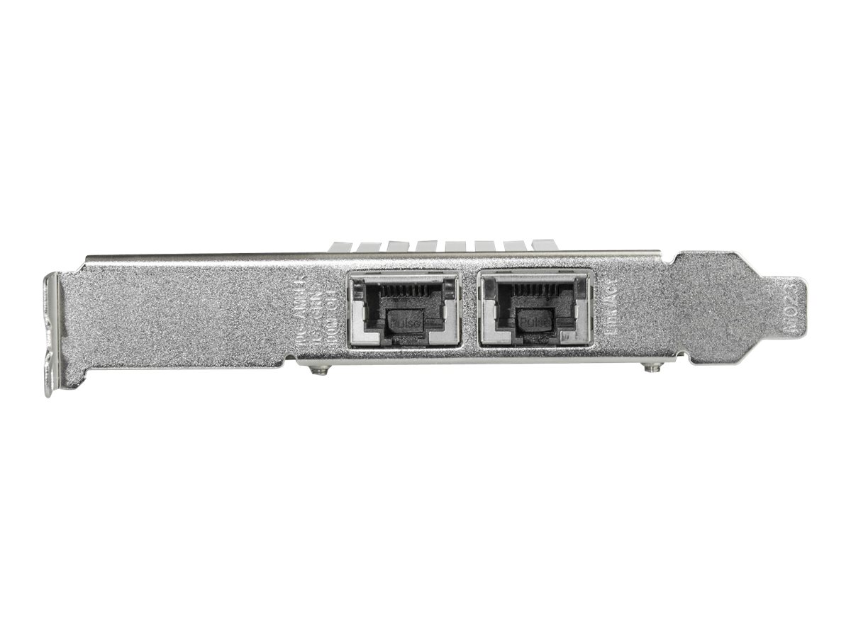 StarTech.com Startech Dual Port 10G PCIe Netzwerk Karte - Intel-X550AT 10GBASE-T & NBASE-T PCI Express Netzwerk karte 10/5/2.5/1GbE Multi Gigabit Ethernet, 5 Geschwindigkeiten NIC LAN Karte (ST10GPEXNDPI)