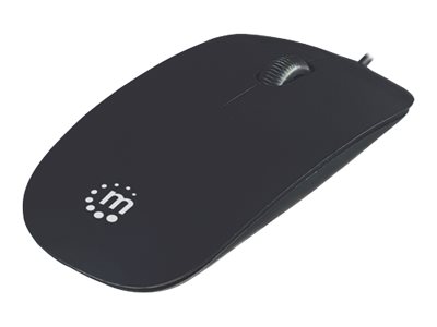 Manhattan Mouse, Silhoutte, optical USB 1000 dpi, schwarz