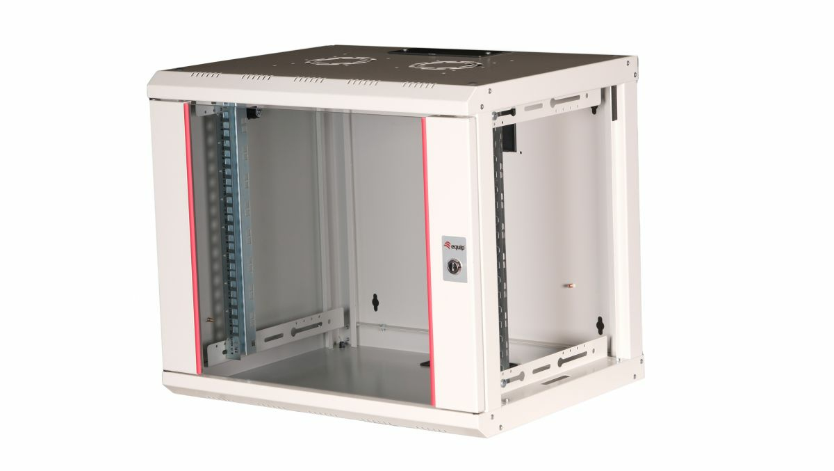 Equip Serverschrank 19 09U 600x450mm Glastür grau - Rack, Ansicht 2