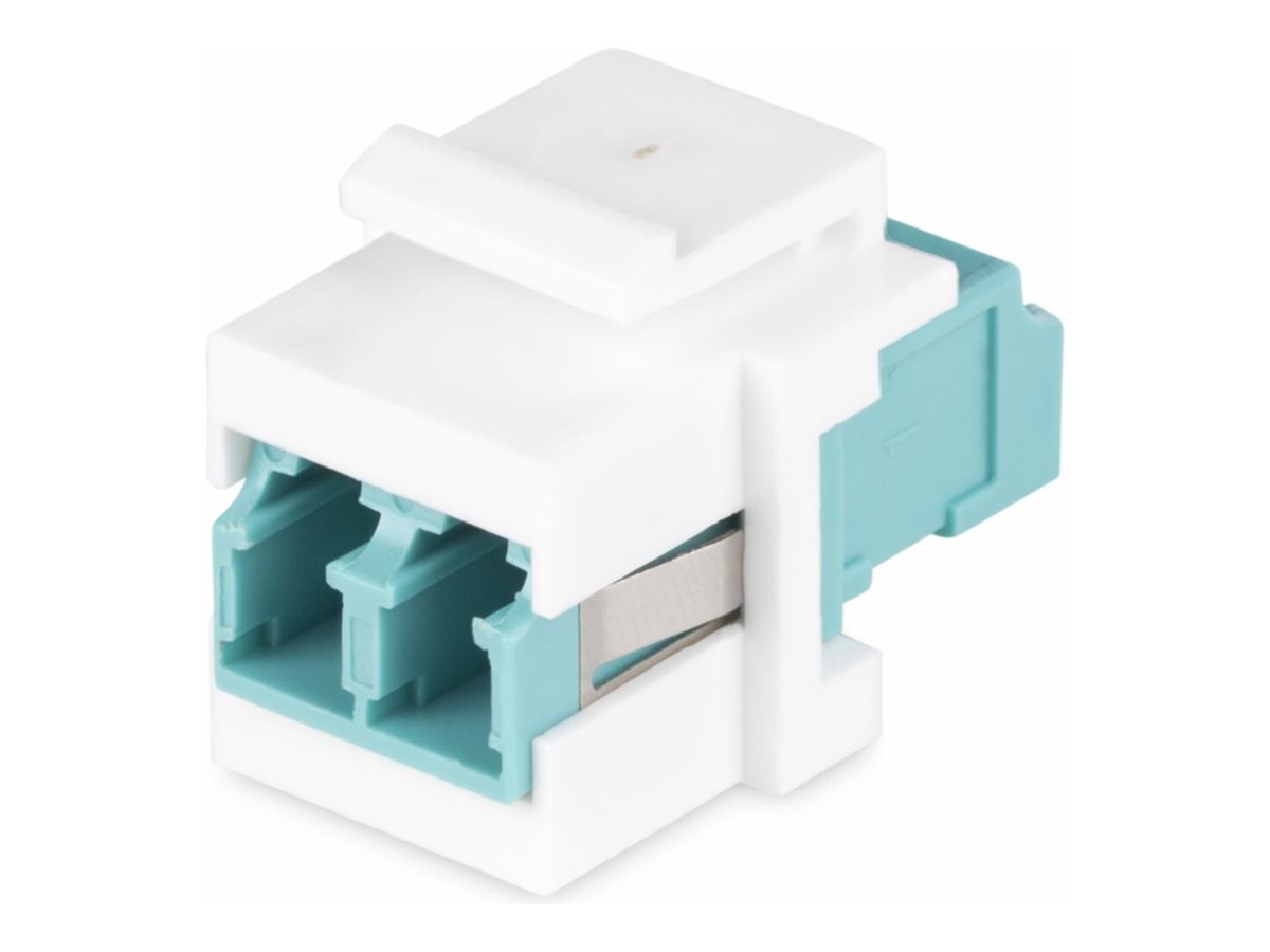 StarTech.com LC to LC Coupler, LC Fiber Coupler, LC/UPC Keystone Jack, Fiber Optic LC Keystone Coupler for Patch Panel - LC to LC Duplex (DMFKSLCLCCOUPLER)