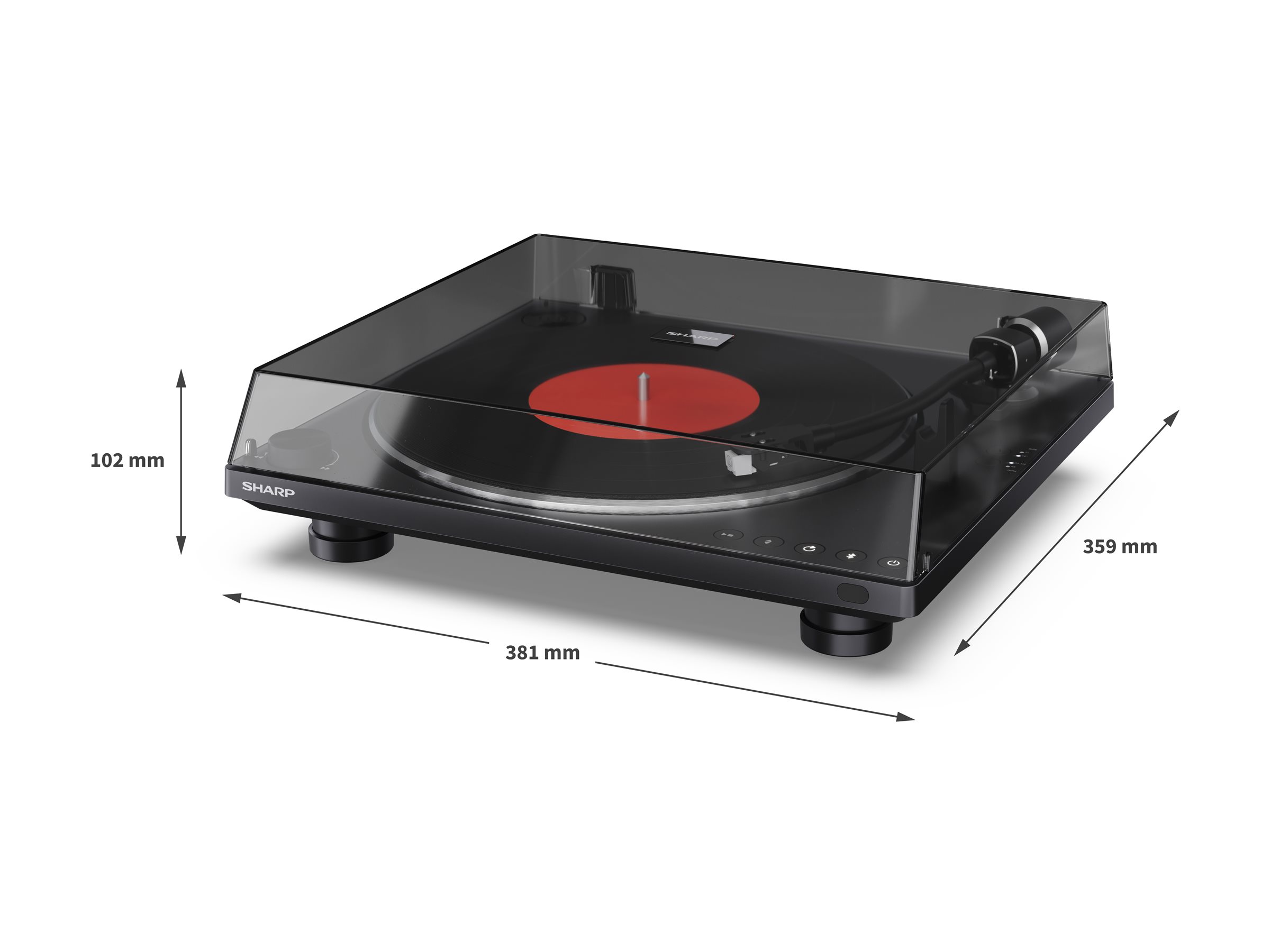 Sharp RP-TT100 schwarz, Ansicht 3
