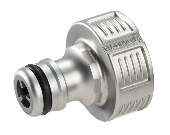 Gardena 18241-50 - Schlauchanschluss - 3/4" - Männlich/Weiblich - Metall - Silber, Ansicht 2
