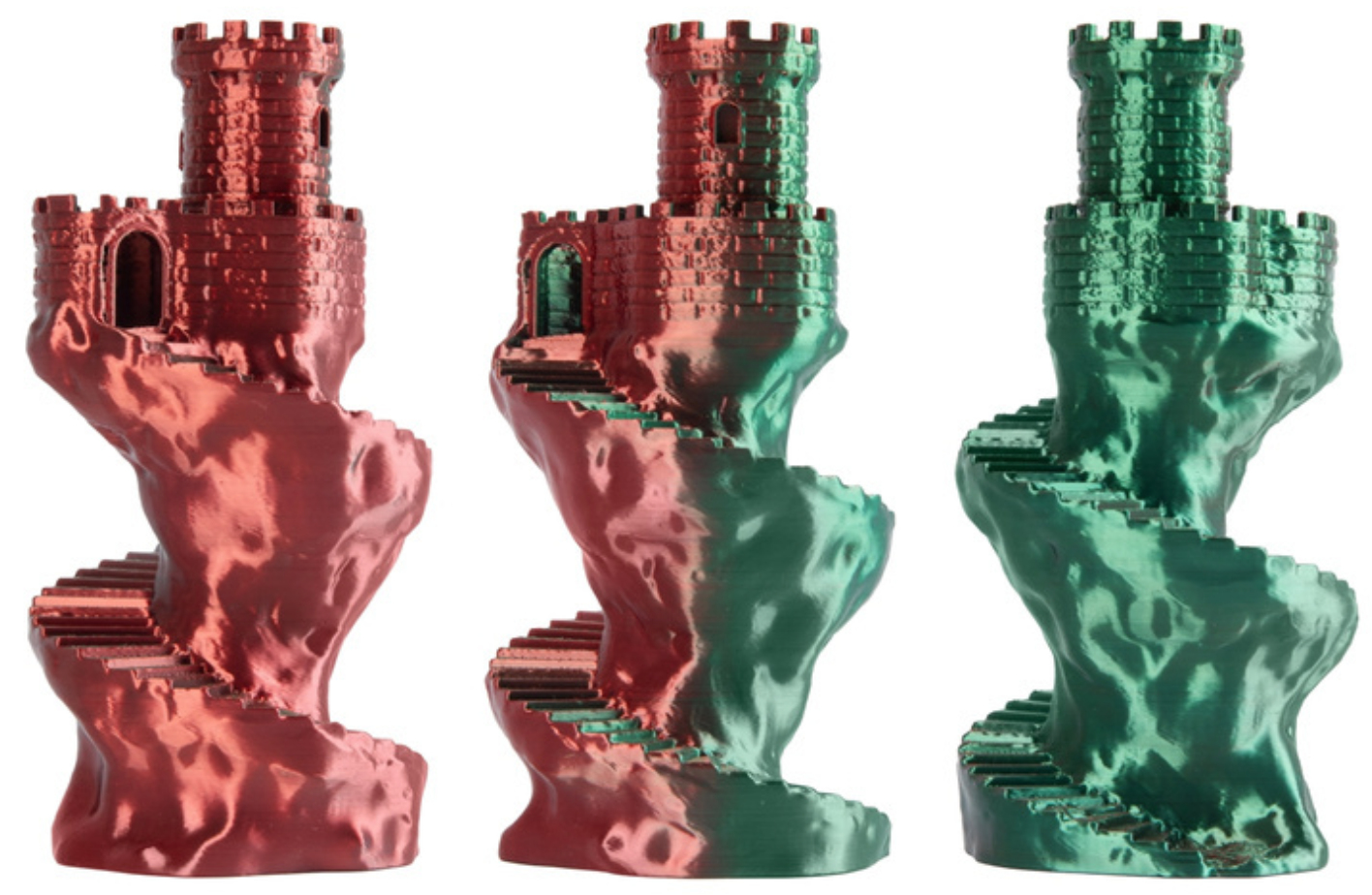 Spectrum Filaments Filament Spectrum· PLA Magic SILK· FOREST FLAME· 1.75mm· 1kg, Ansicht 3