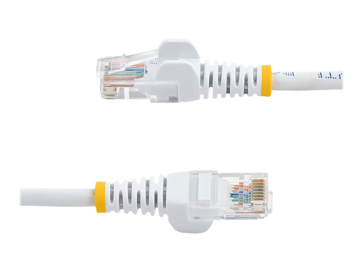 StarTech.com 5m Cat5e Ethernet Netzwerkkabel Snagless mit RJ45 - Cat 5e UTP Kabel - Weiß - Netzwerkkabel - RJ-45 (M)