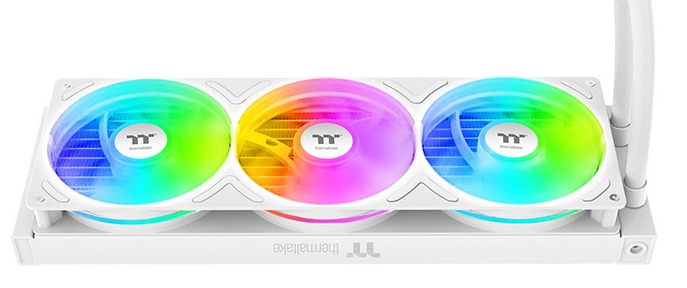 Thermaltake TH360 V3 Ultra ARGB Sync Snow| AiO-Wasserkühlung, Ansicht 4