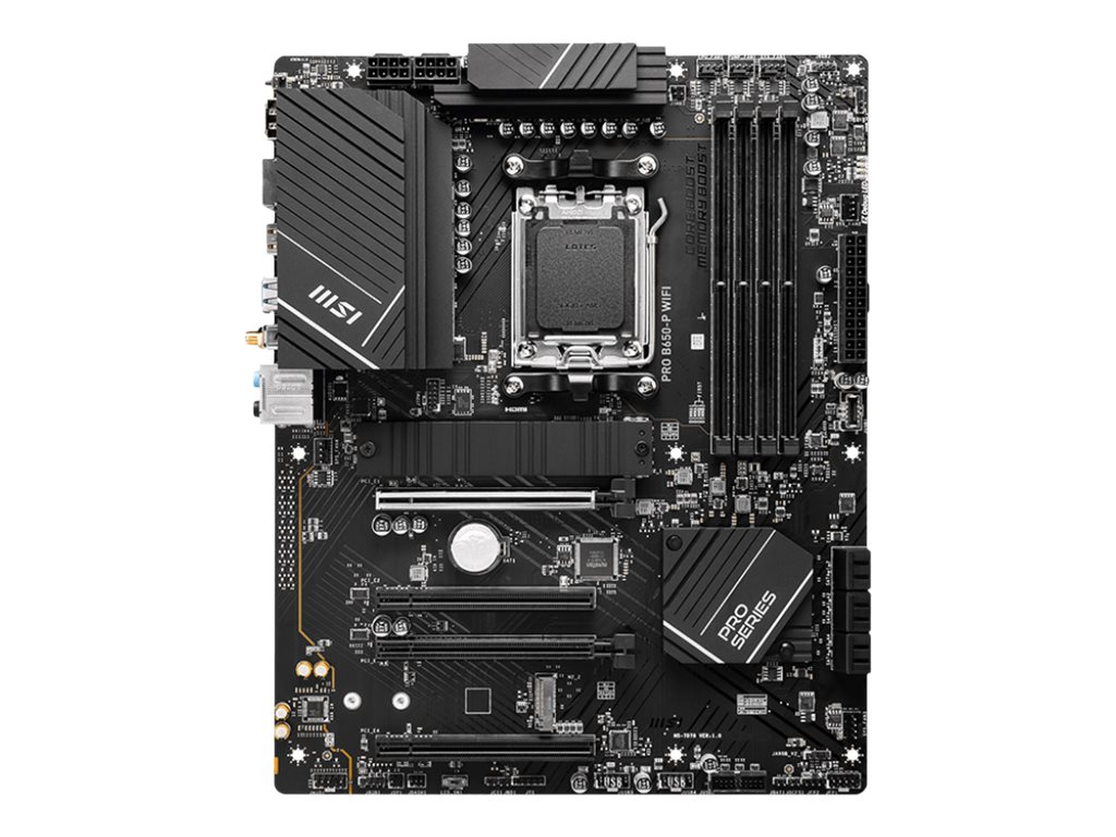 MSI PRO B650-P WIFI - Motherboard - ATX - Socket AM5 - AMD B650 Chipsatz - USB 3.2 Gen 1, USB 3.2 Gen 2, USB-C 3.2 Gen2,