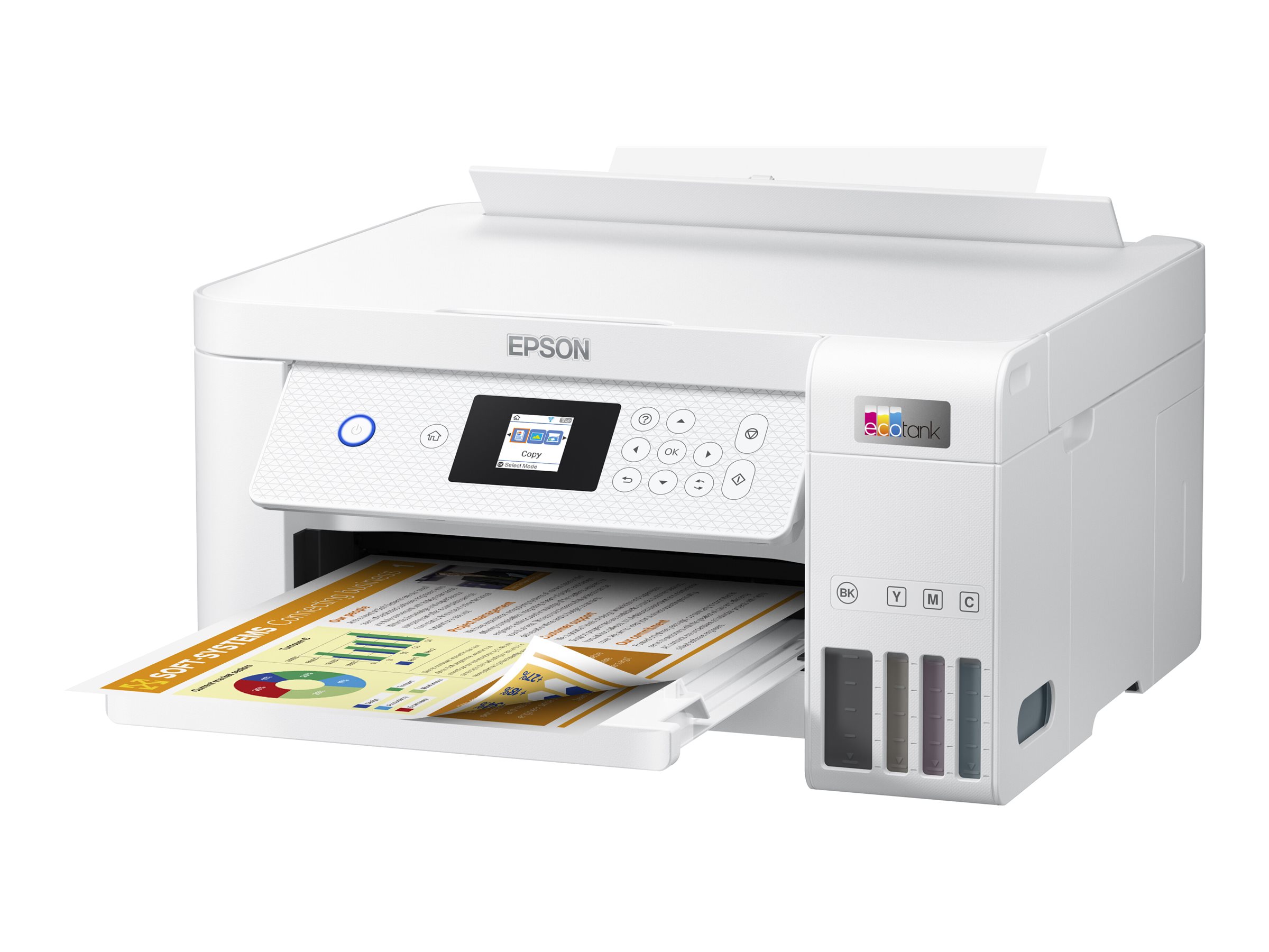 Epson EcoTank ET-2856 - Multifunktionsdrucker - Farbe - Tintenstrahl - wiederbefüllbar - A4 (Medien)