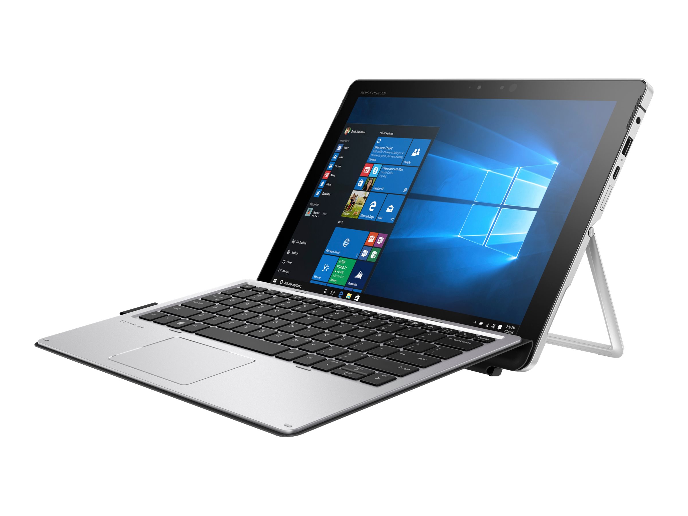 HP Elite x2 1012 G2 - Tablet - mit abnehmbarer Tastatur - Core i5 7200U 2.5 GHz - Core i5 - 2,5 GHz (1LV76EA#ABF)