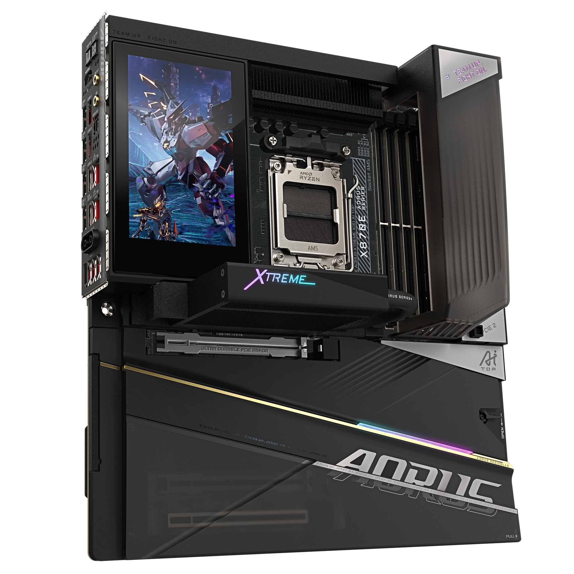 Gigabyte X870E A XTR X AI Top - Mainboard - AMD Sockel AM5 (Ryzen Zen4), Ansicht 4