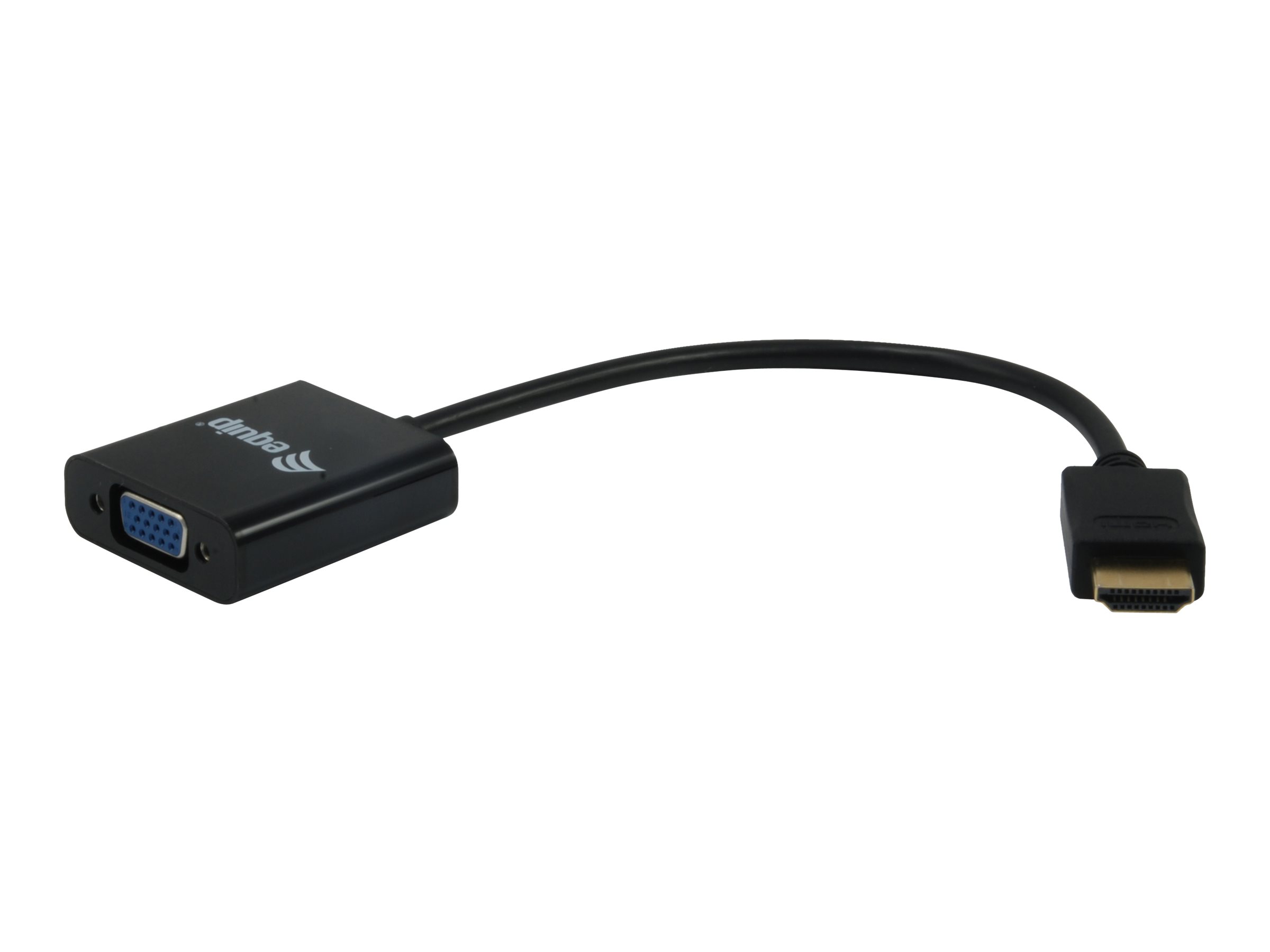 Equip Videokonverter - HDMI - VGA - Schwarz - Adapter - Digital/Display/Video