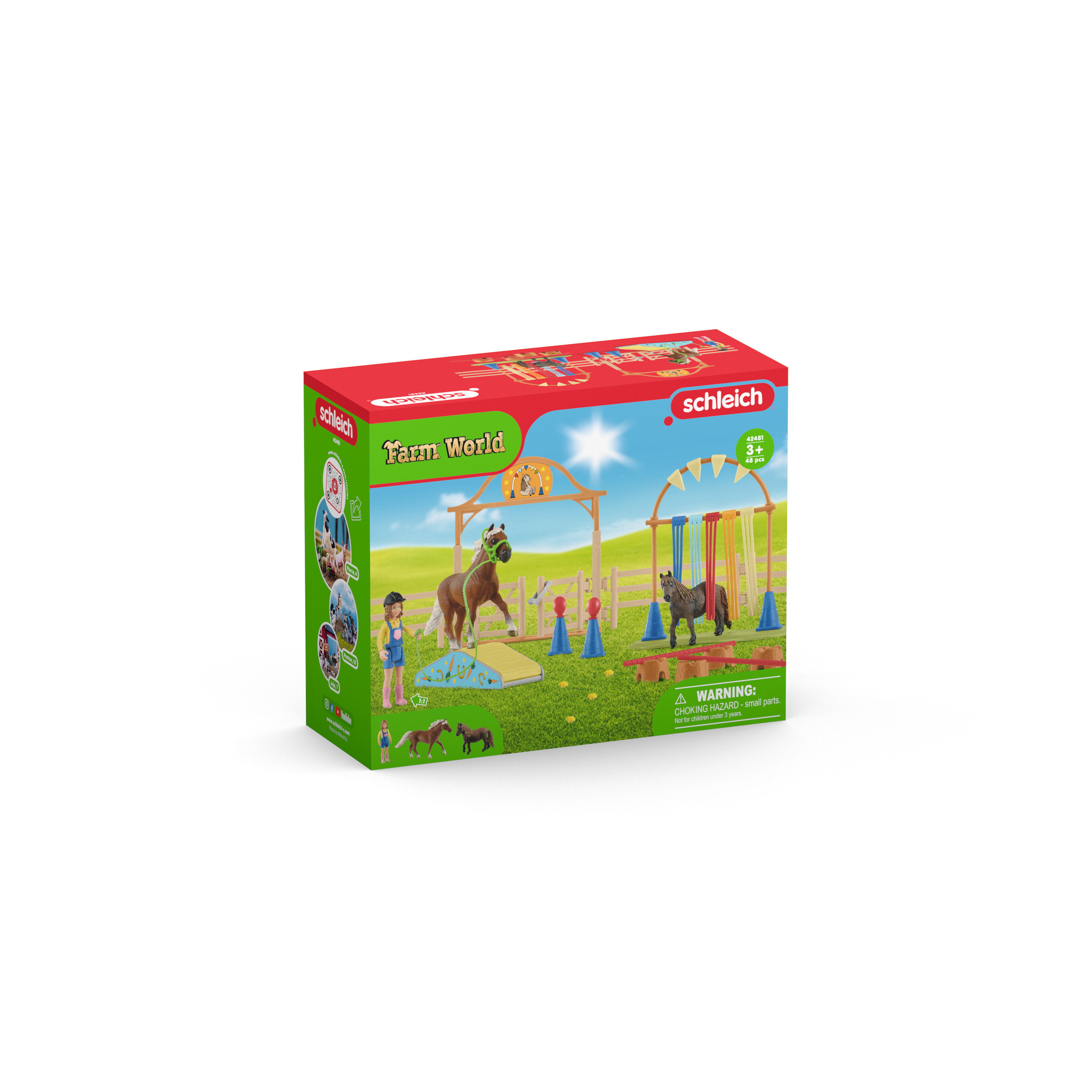 Schleich Farm Life Pony Agility Training - Junge/Mädchen - 3 Jahr(e) - Mehrfarbig - 8 Jahr(e) - Tiere - Bauernhof, Ansicht 2