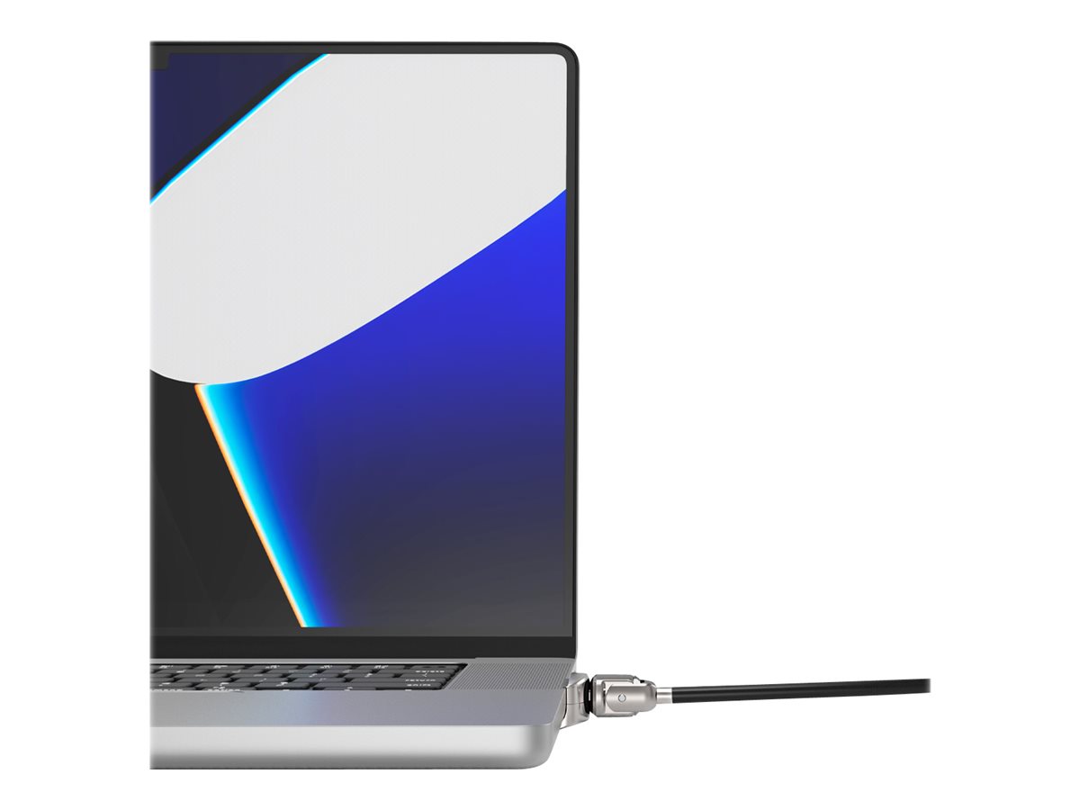 Compulocks MacBook Pro 16 M1 & M2 Lock Adapter With Key Lock - Sicherheitsschlossadapter - mit Schließzylinder, Ansicht 3