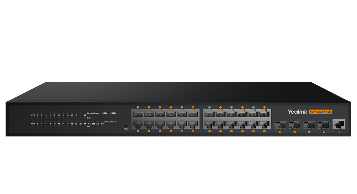 Yealink Rch240 - L2+Web Managed PoE+ Switch - Zubehör Netzwerk - Ethernet, Ansicht 2