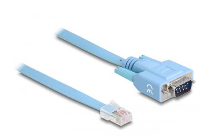 Delock Serieller Adapter - DB-9 (M) zu RJ-45 (M), Ansicht 3
