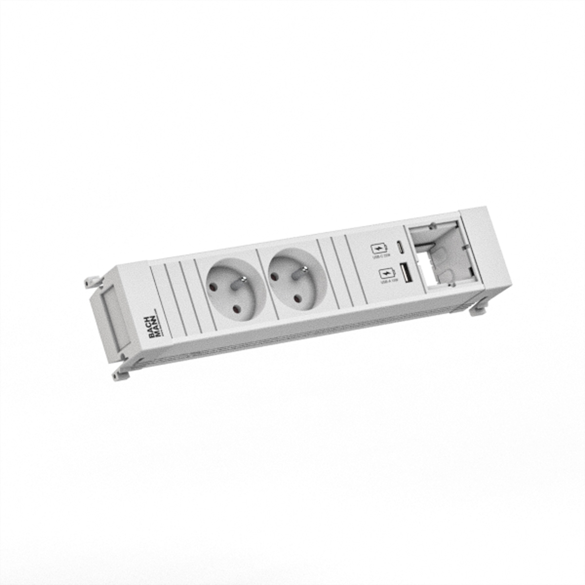 Bachmann POWER FRAME 2xUTE 1xCM916.7141xUSB A/C 22W 0 2m GST18, Ansicht 2