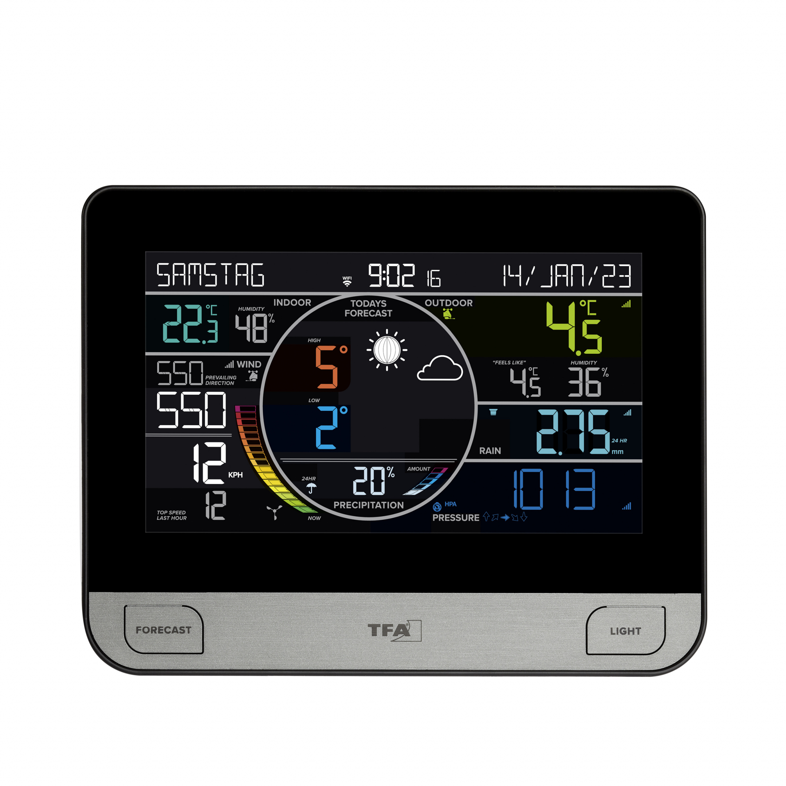 TFA 35.8003 View Pro Funk Wetterstation mit WLAN, Ansicht 3