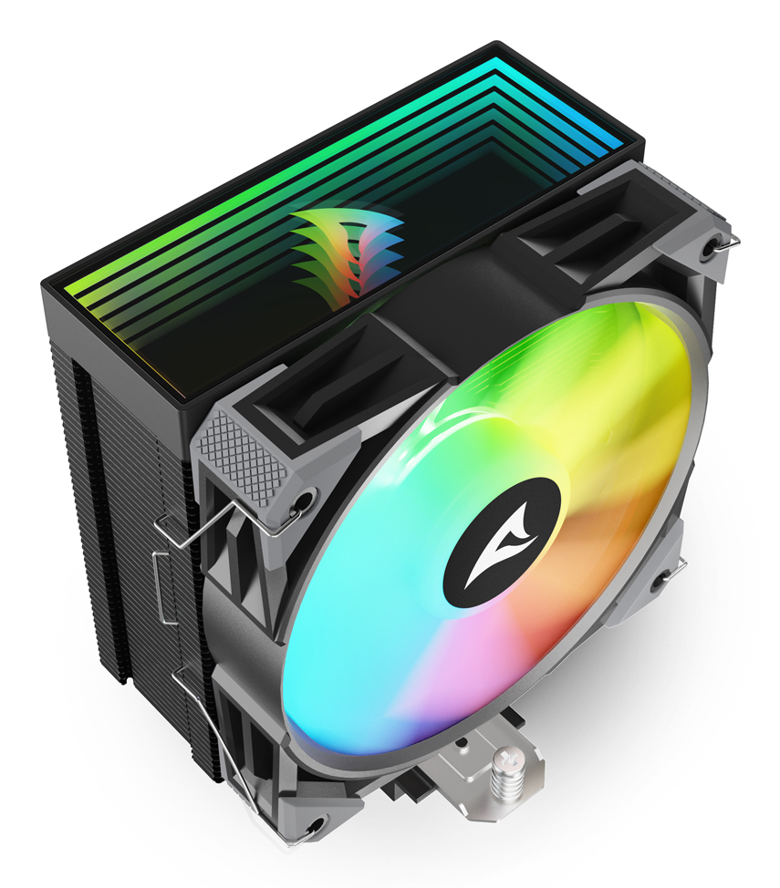Sharkoon A50 RGB Single-Tower-Luftkühler - CPU-Kühler - 30 dB, Ansicht 4