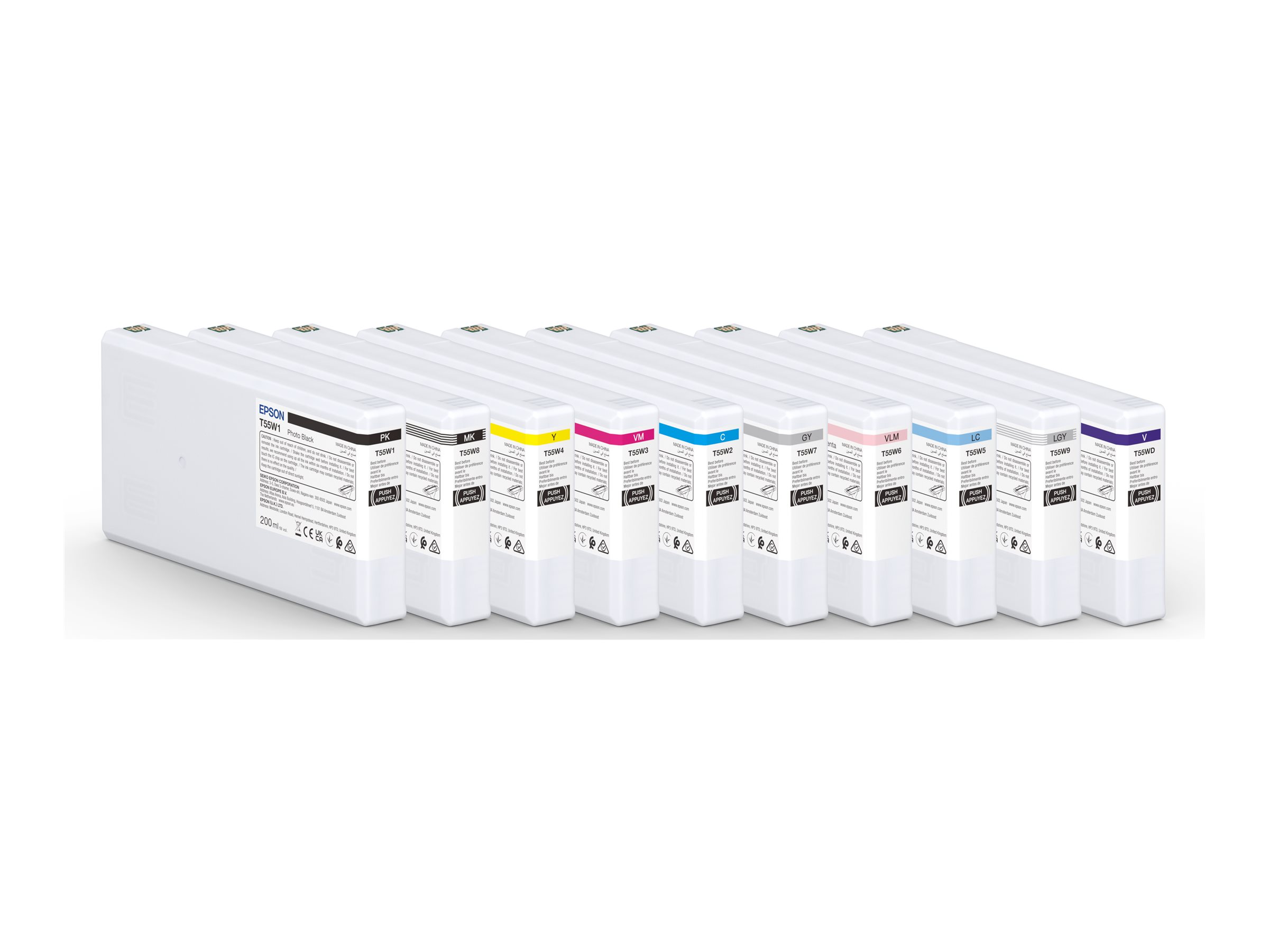 Epson T55W4 - 200 ml - Gelb - original - Tintenpatrone