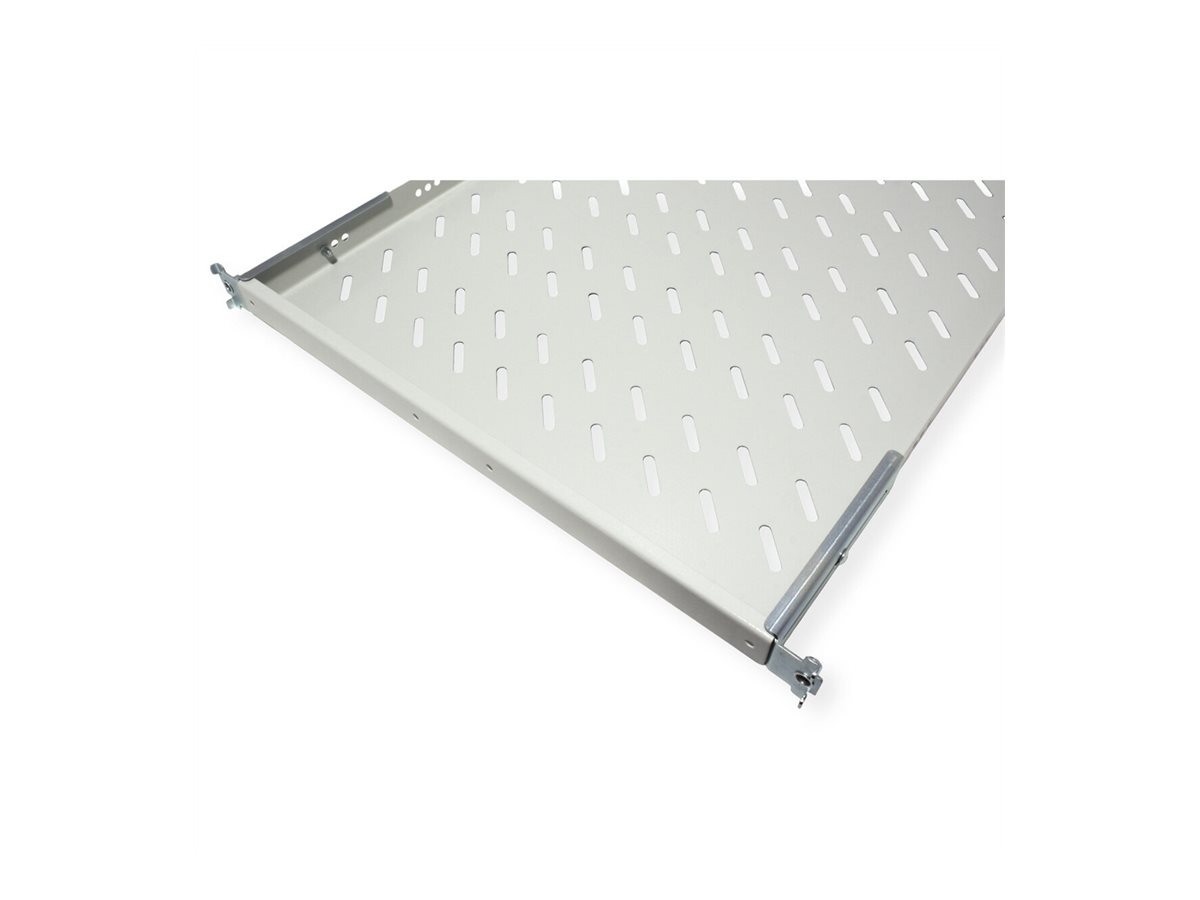 ROLINE 19 Zoll Fachboden 1 HE 770 T 50 kg grau, Ansicht 2