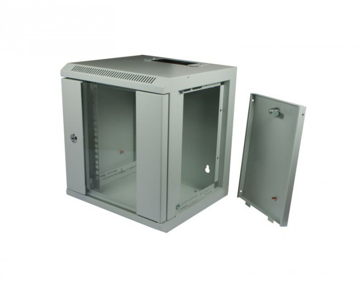 ALLNET 125116 Rack 30 kg Wandmontiertes Regal 3U Grau, Ansicht 2