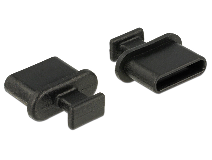 Delock 64013, USB Typ-C, Schwarz, Polyethylen (PE), 9,8 mm, 10,5 mm, 4 mm