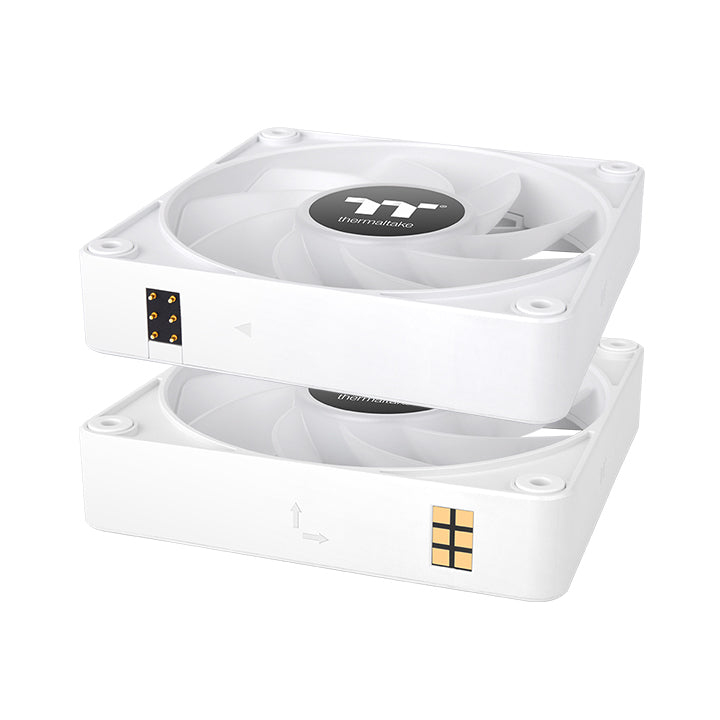 Thermaltake CT120 EX Reverse ARGB Sync - Gehäuselüfter - 120 mm - weiß (Packung mit 3), Ansicht 4
