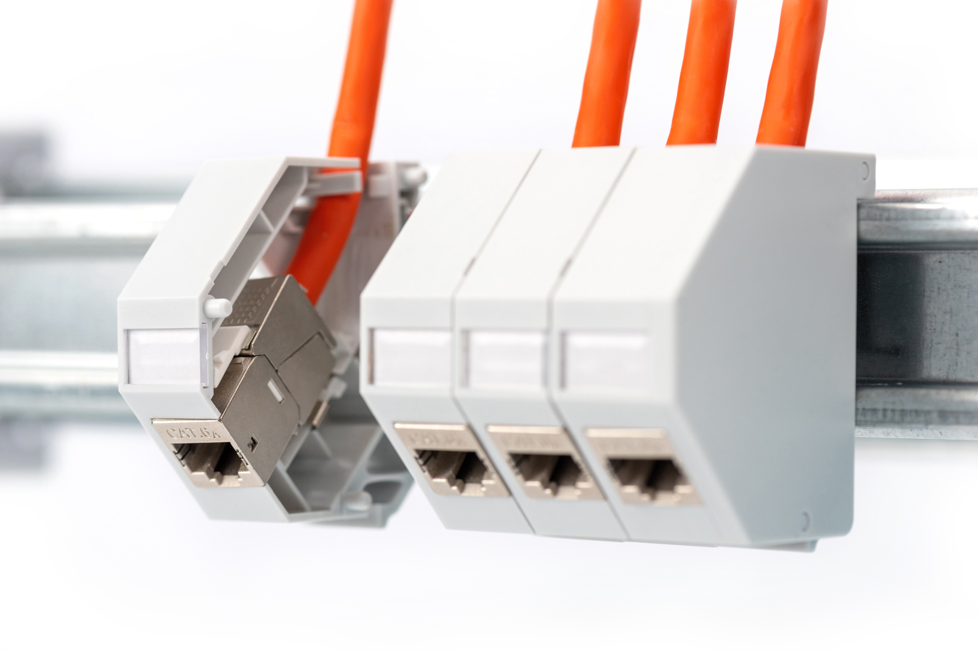 DIGITUS Keystone Gehäuse für Hutschienen Montage, IP20, Ansicht 3