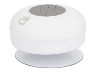 Manhattan Bluetooth Shower Speaker (Clearance Pricing), Waterproof design with suction-cup mount, Omnidirectional Mic, I