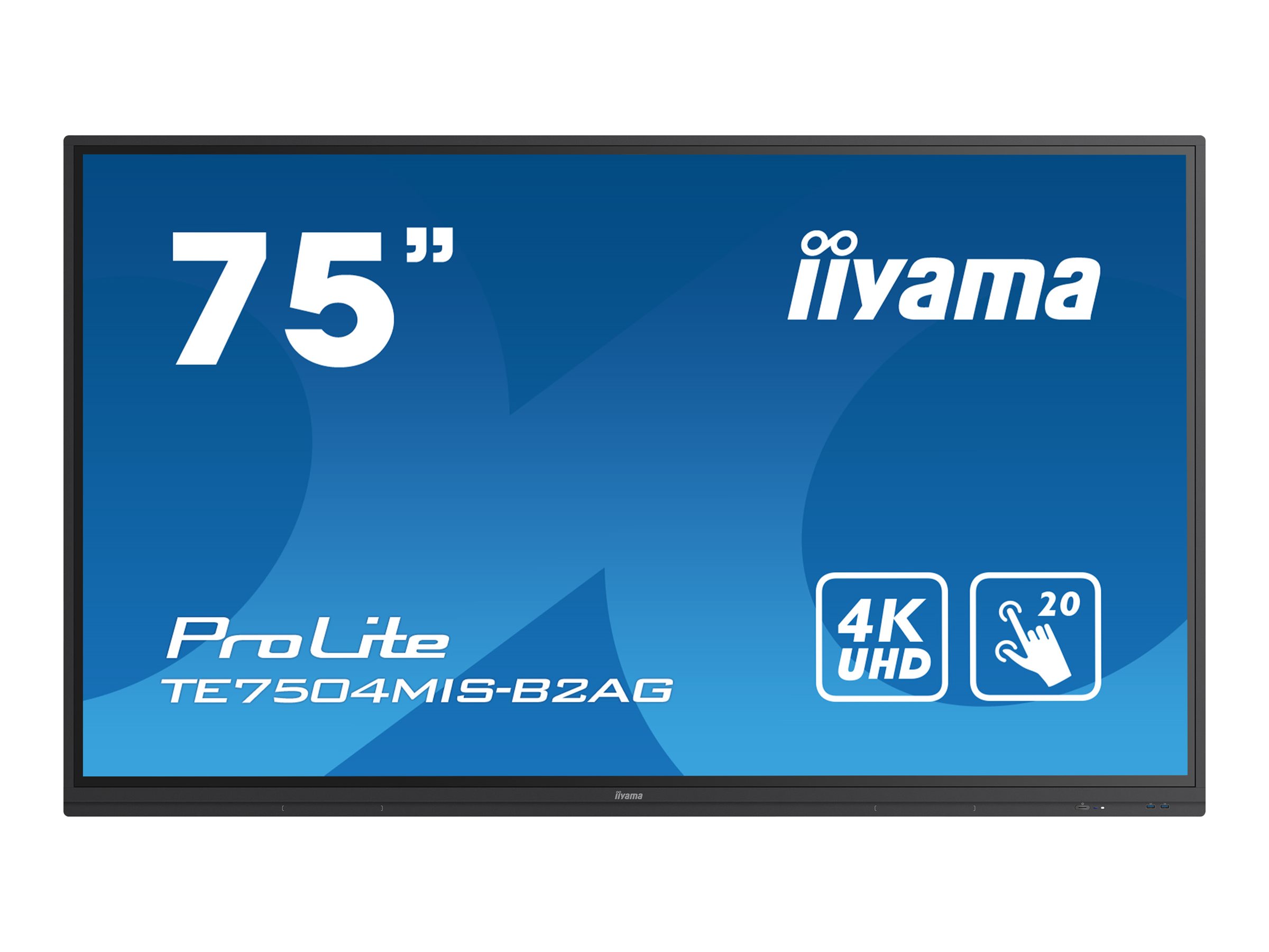 iiyama ProLite TE7504MIS-B2AG, 190,5cm (75 Zoll), Infrarot, 4K, schwarz, Android