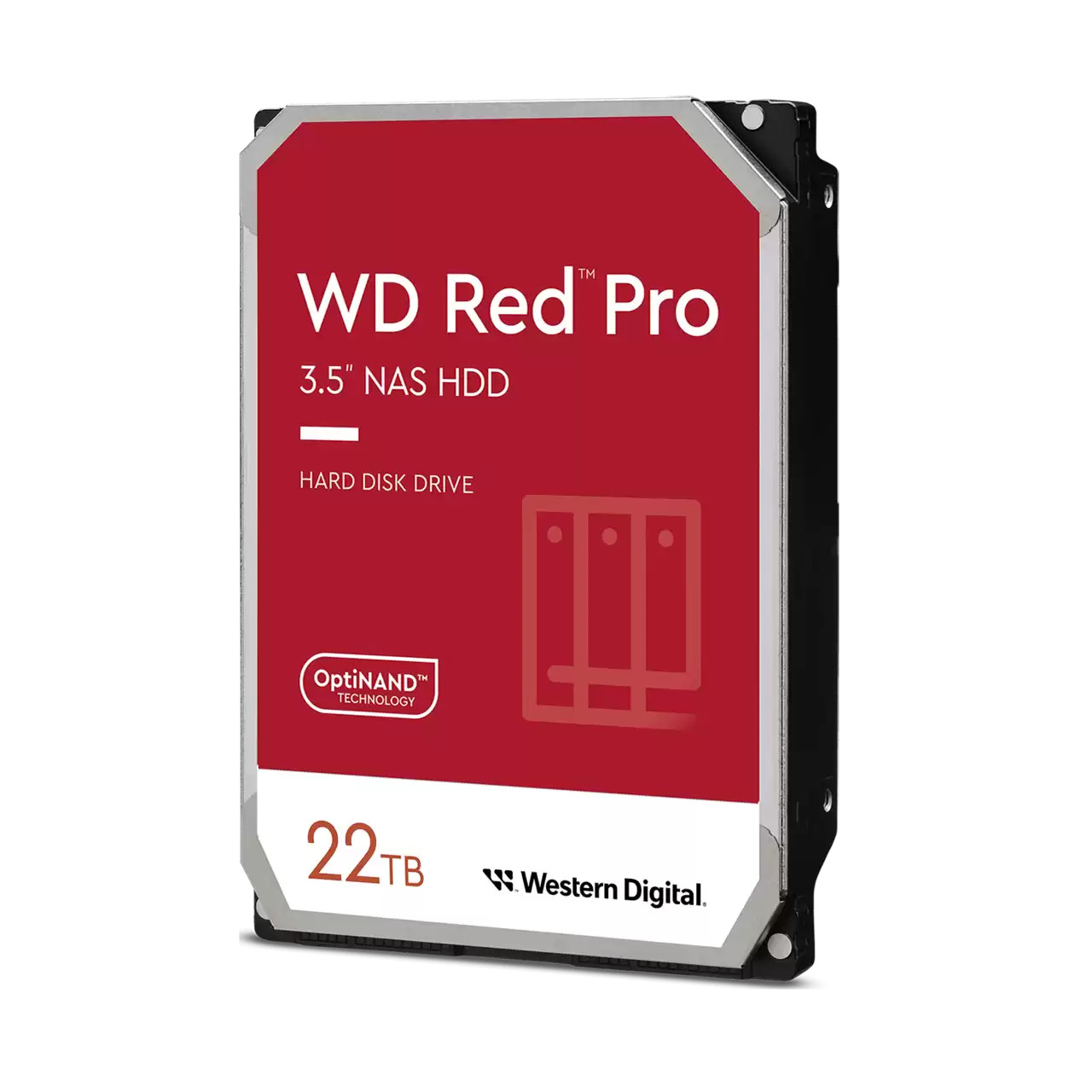 WD Red Pro WD221KFGX - Festplatte - 22 TB - intern - 3.5 (8.9 cm), Ansicht 2