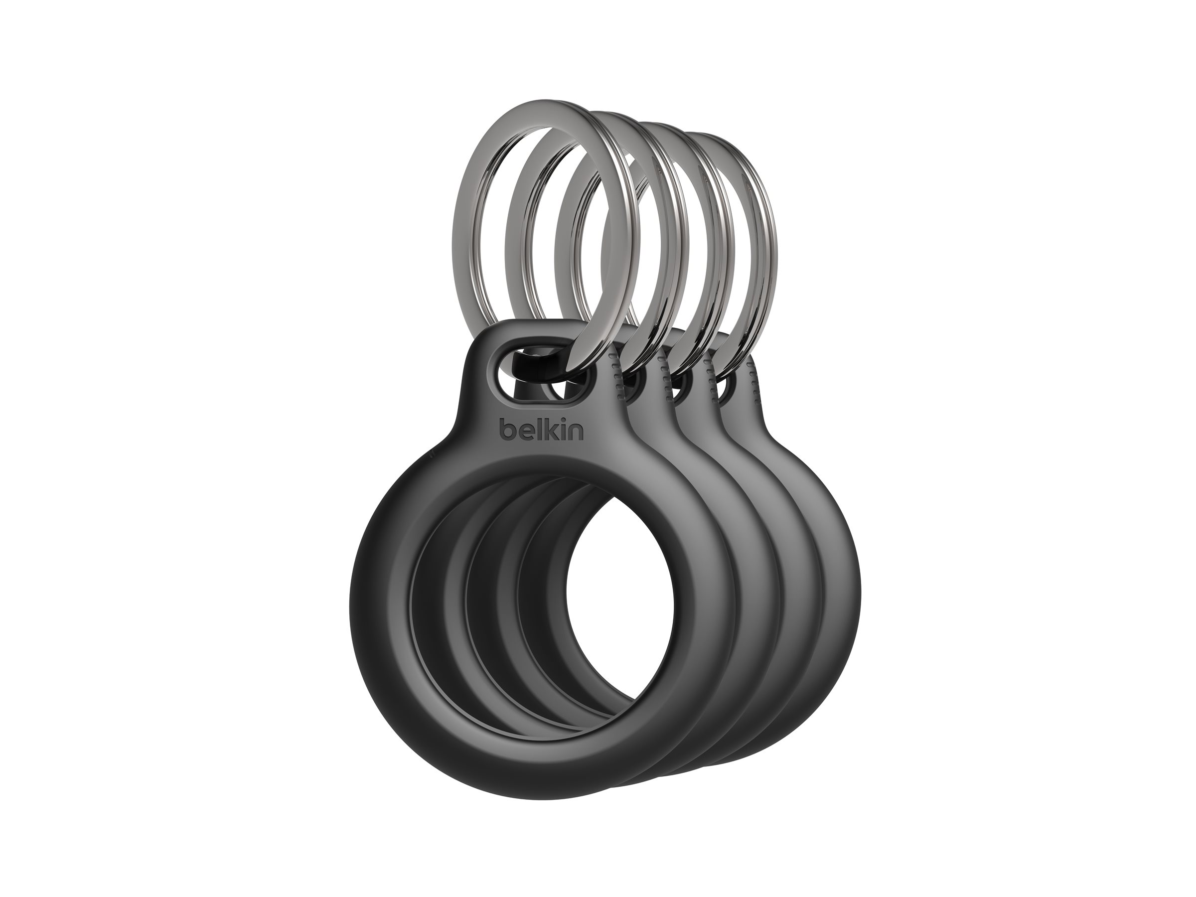 Belkin Tasche für Airtag - Schwarz (Packung mit 4)