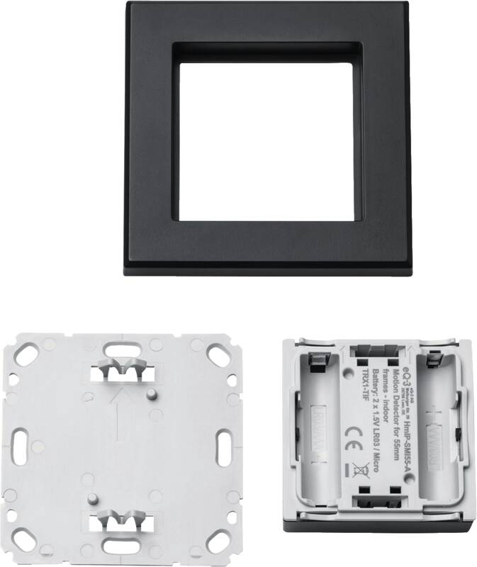 eQ-3 AG Homematic IP Bewegungsmelder für 55er Rahmen– innen anthrazit, Ansicht 2