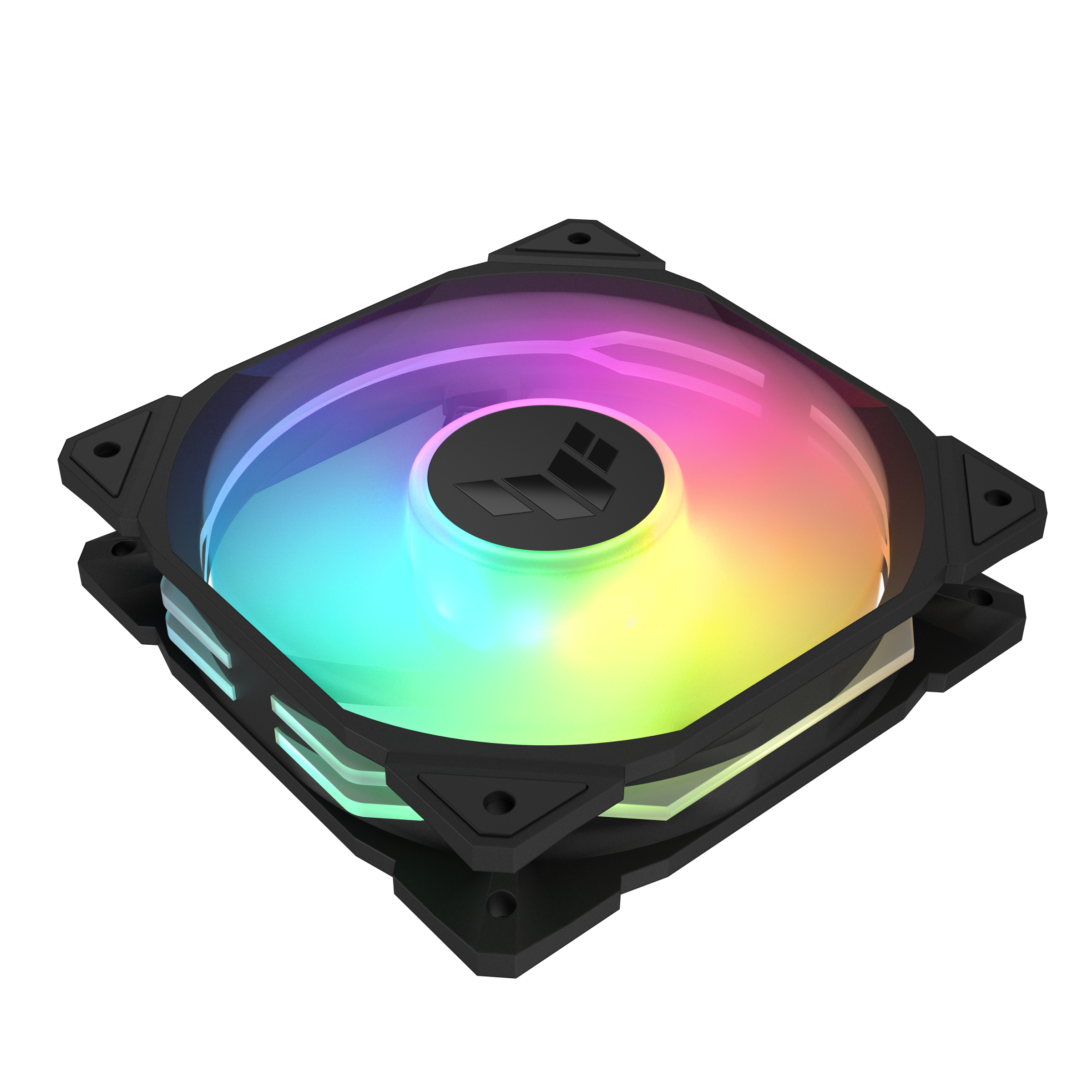 ASUS TUF Gaming TR120 ARGB - Gehäuselüfter-Kit - 120 mm - Schwarz (Packung mit 3), Ansicht 4