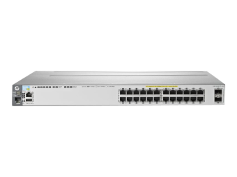 HPE Aruba 3800-24G-PoE+-2SFP+ - Switch - L4 - managed - 24 x 101001000 (PoE)