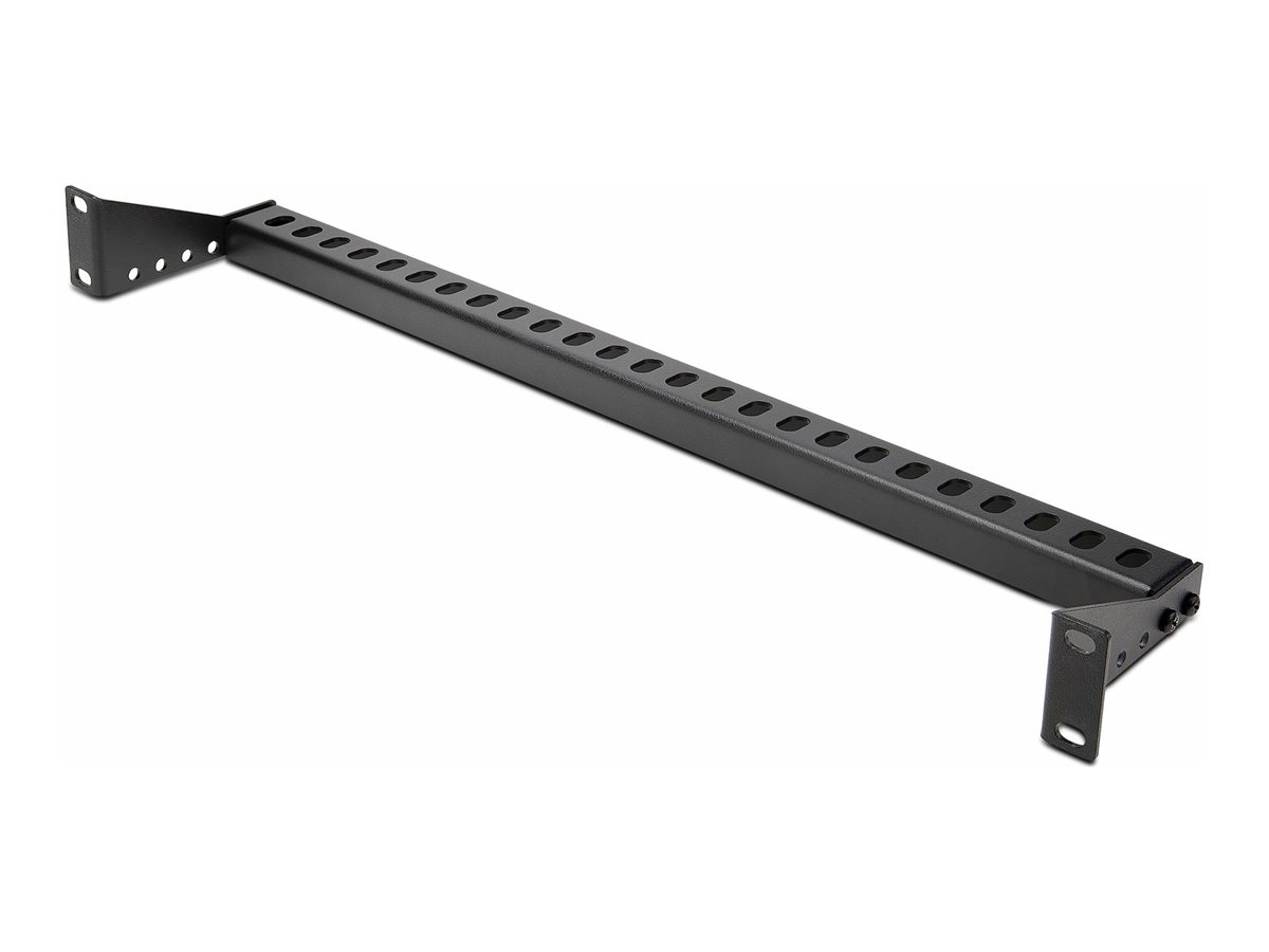 StarTech.com 1U Rack Mountable Cable Lacing Bar wAdjustable Depth Cable Support Guide For Organized 19 RacksCabinets Horizontal Cable Guide For Patch PanelsSwitchesPDUs - Rack Kabelmanagementführung (horizontal)